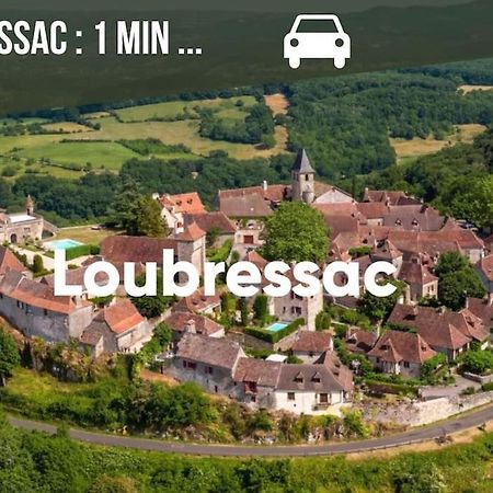 La Sagnarde, Maison En Pierre, Loubressac Екстериор снимка