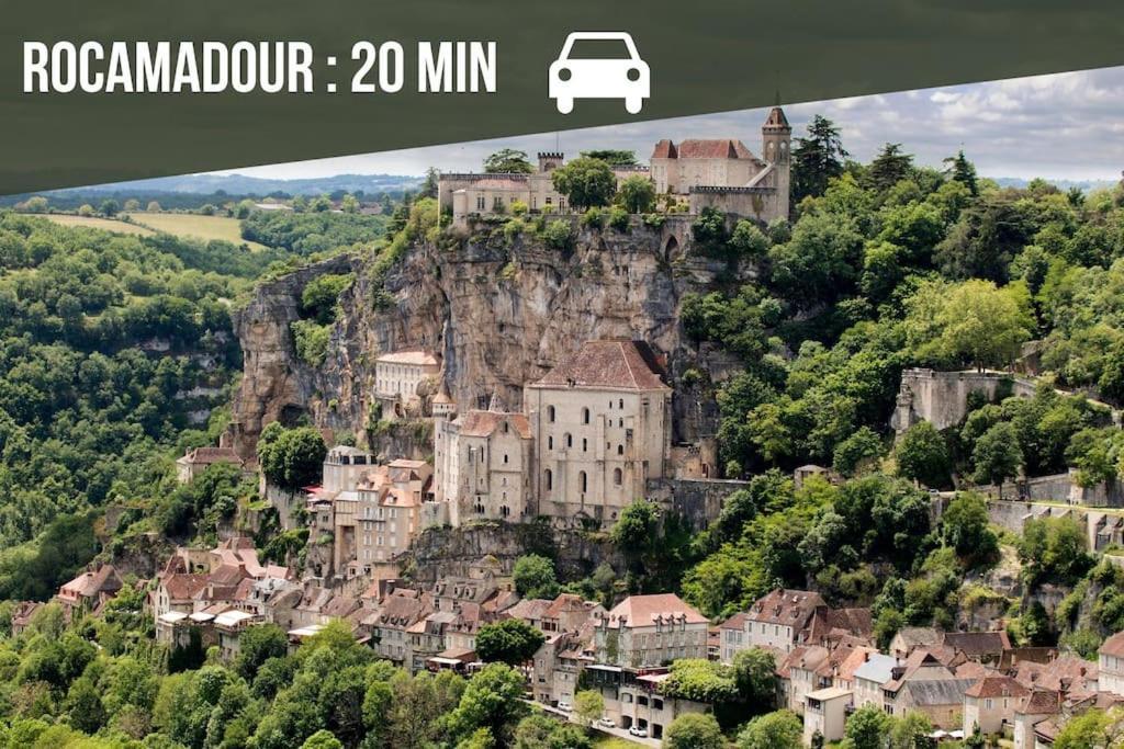 La Sagnarde, Maison En Pierre, Loubressac Екстериор снимка
